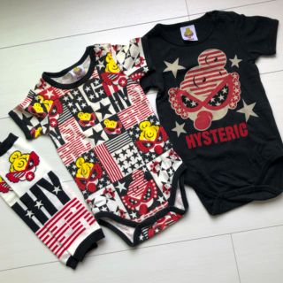 ヒステリックミニ(HYSTERIC MINI)のヒスミニ❊ベビー服  3点セット(ロンパース)