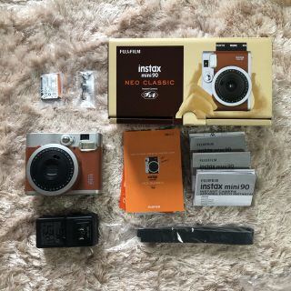 フジフイルム(富士フイルム)のFUJIFILM  チェキ instax mini 90 ブラウン(フィルムカメラ)