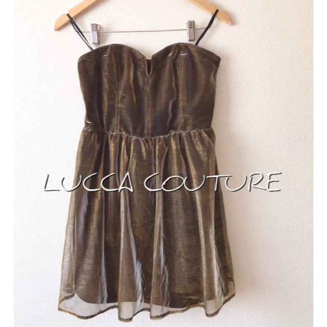 LUCCA COUTURE★セレブ御用達★入手困難★海外購入★size→L★込★ レディースのフォーマル/ドレス(ミニドレス)の商品写真