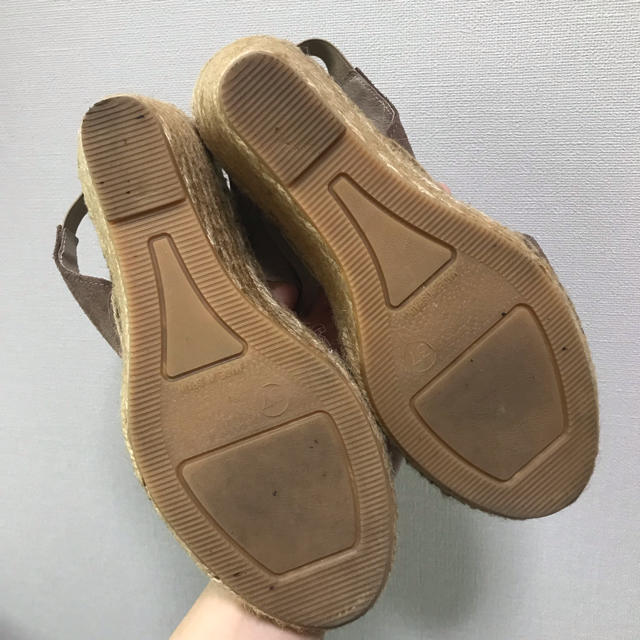 Calzanor(カルザノール)のカルザノール スエードウェッジサンダル size37 レディースの靴/シューズ(サンダル)の商品写真