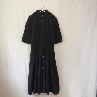 マーガレットハウエル(MARGARET HOWELL)のMARGARET  HOWELL washed cotton dress(ロングワンピース/マキシワンピース)