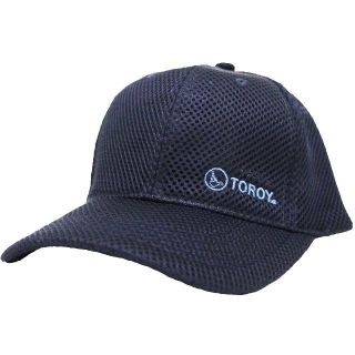 トロイ(TOROY)のTOROY トロイ メッシュキャップダブルラッセル 約57～59cmネイビー新品(キャップ)