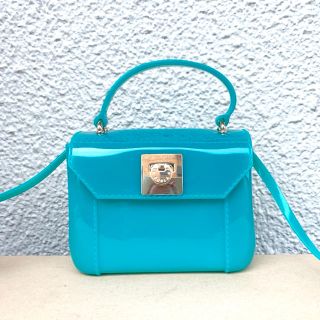 フルラ(Furla)のキャンディ完売バッグ小サイズ正規品ターコイズブルー(ショルダーバッグ)