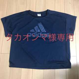 アディダス(adidas)のアディダス Tシャツ レディース ネイビー(ウェア)