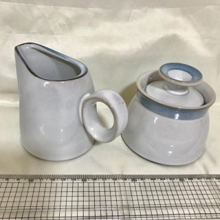 ノリタケ(Noritake)の【ストーンウェア】ノリタケ 8623 シュガーポット クリーマー セット 未使用(テーブル用品)