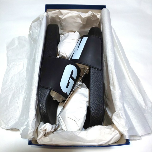 MSGM(エムエスジイエム)のMSGM エムエスジーエム シャワーサンダル 42 ブランド ブラック 黒 メンズの靴/シューズ(サンダル)の商品写真