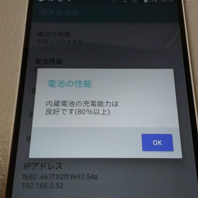 ドコモ F-04G スマホ/家電/カメラのスマートフォン/携帯電話(スマートフォン本体)の商品写真