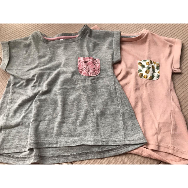 GLOBAL WORK(グローバルワーク)のTシャツ4枚セット キッズ/ベビー/マタニティのキッズ服女の子用(90cm~)(Tシャツ/カットソー)の商品写真