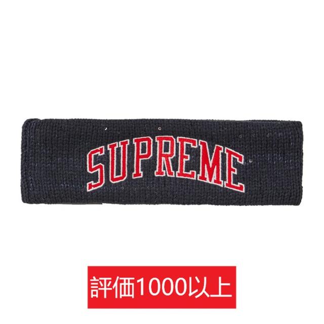 New Era Sequin Arc Logo Headband 紺＋黄 |