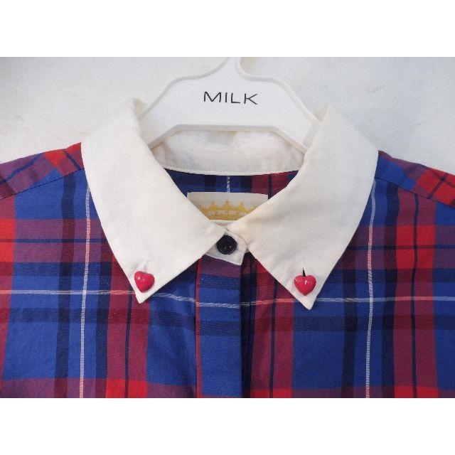 MILK(ミルク)の七分袖ワンピース レディースのワンピース(ひざ丈ワンピース)の商品写真