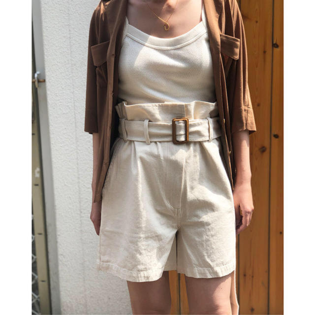 TODAYFUL(トゥデイフル)のTODAYFUL トゥデイフル Belt Half Pants レディースのパンツ(ハーフパンツ)の商品写真