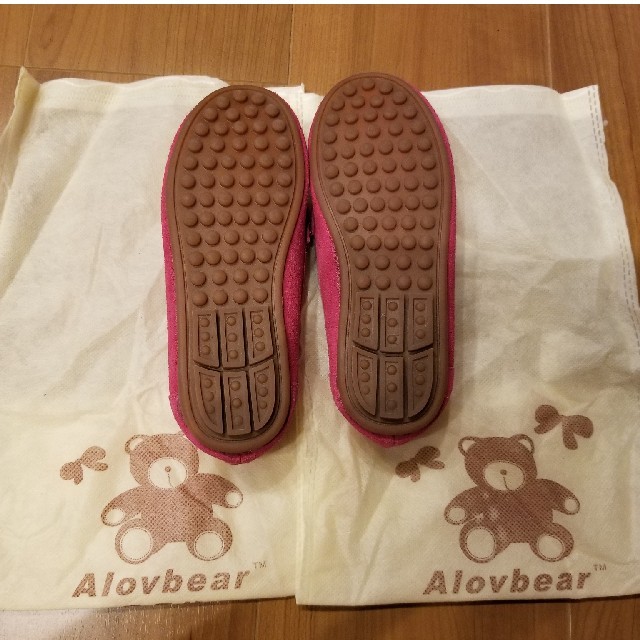 ☆新品☆Alovbear ローファー パンプス スエード 29サイズ 18㎝ キッズ/ベビー/マタニティのキッズ靴/シューズ(15cm~)(ローファー)の商品写真