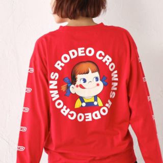 ロデオクラウンズワイドボウル(RODEO CROWNS WIDE BOWL)の専用 RCWB ロデオクラウン ペコ ロングTシャツ(Tシャツ(長袖/七分))