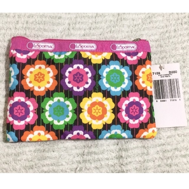 LeSportsac(レスポートサック)の〈新品〉レスポートサック コスメティックポーチ 3ZIP タグ付き レディースのファッション小物(ポーチ)の商品写真