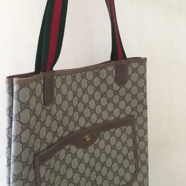 Gucci(グッチ)のGUCCI トートバッグ オールドグッチ シェリーライン  レディースのバッグ(トートバッグ)の商品写真