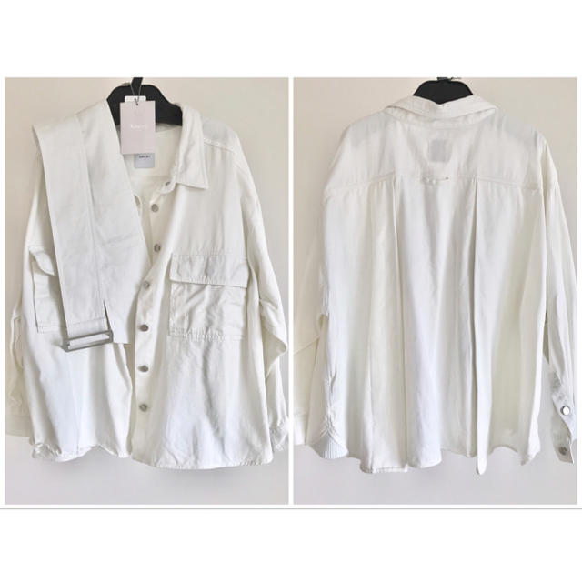 Ameri VINTAGE(アメリヴィンテージ)のAmeri VINTAGE MILITARY SHIRT JACKET WHT レディースのジャケット/アウター(ミリタリージャケット)の商品写真