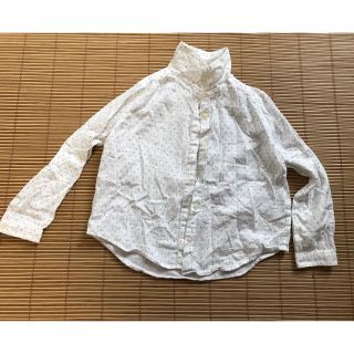 ユニクロ(UNIQLO)のギッズ 長袖シャツ白120 UNIQLO美品(ジャケット/上着)