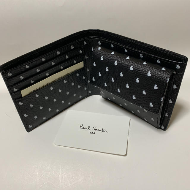 新品 ポールスミス 二つ折り財布 ネイビー Paul Smith psc533 1