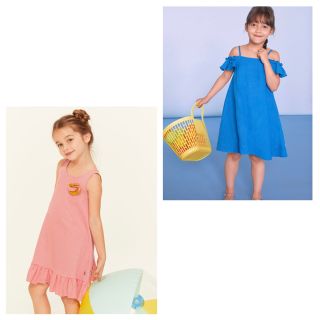 プチバトー(PETIT BATEAU)のドリー様専用 5ans ワンピース2枚(ワンピース)