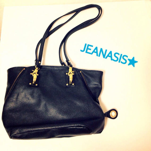 JEANASIS(ジーナシス)のJEANASIS 黒 Bag レディースのバッグ(ショルダーバッグ)の商品写真