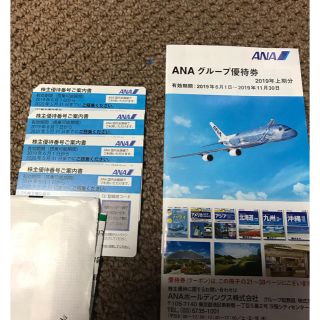 エーエヌエー(ゼンニッポンクウユ)(ANA(全日本空輸))の【送料無料】ANA株主優待券(その他)