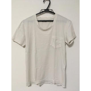 マーガレットハウエル(MARGARET HOWELL)のmhl Tシャツ 淡い白 Sサイズ(Tシャツ/カットソー(半袖/袖なし))