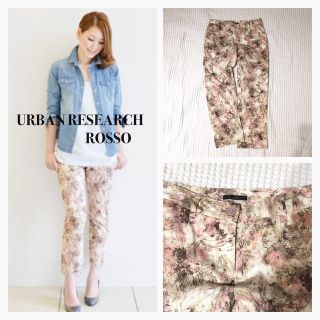 アーバンリサーチロッソ(URBAN RESEARCH ROSSO)のROSSOストレッチ柄パン(カジュアルパンツ)