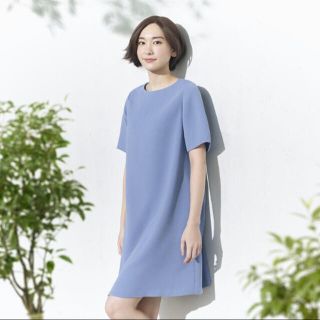 ユニクロ(UNIQLO)のUNIQLO ドレープ ワンピース(ひざ丈ワンピース)