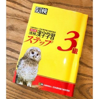 漢検漢字学習ステップ3級 と 漢検 3級 過去問題集 平成30年度版(資格/検定)