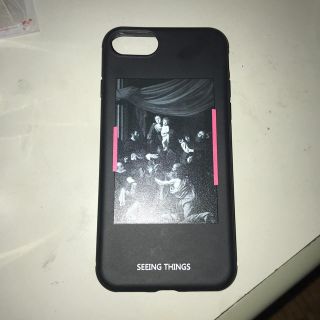 オフホワイト(OFF-WHITE)のoff white iPhone7 カバー(iPhoneケース)