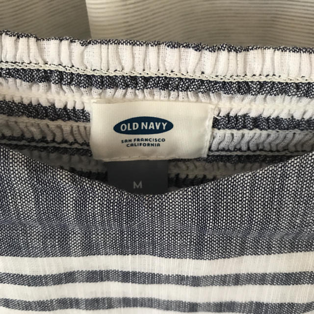 Old Navy(オールドネイビー)の値下げ！《OLD NAVY》膝丈 ボーダーワンピース レディースのワンピース(ひざ丈ワンピース)の商品写真