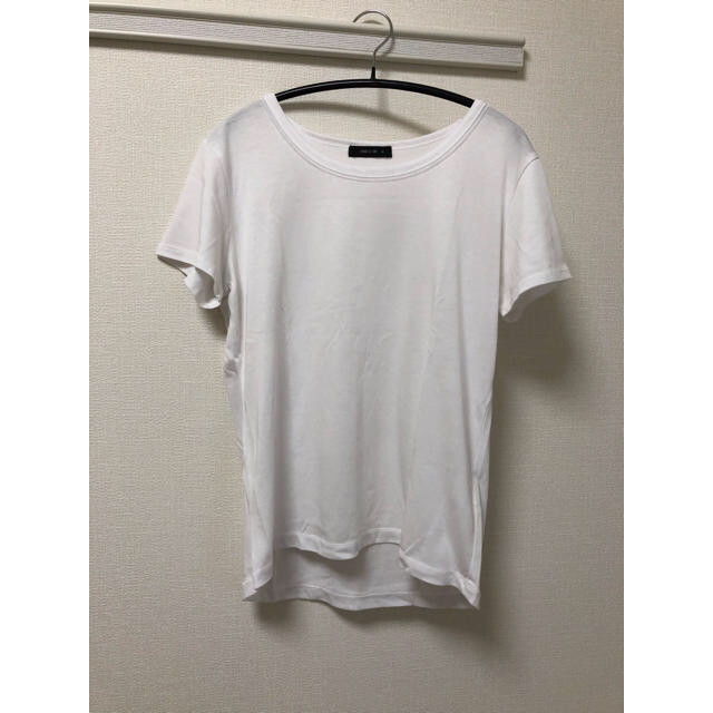 COMME CA ISM(コムサイズム)のコムサイズム 白Tシャツ レディースのトップス(Tシャツ(半袖/袖なし))の商品写真