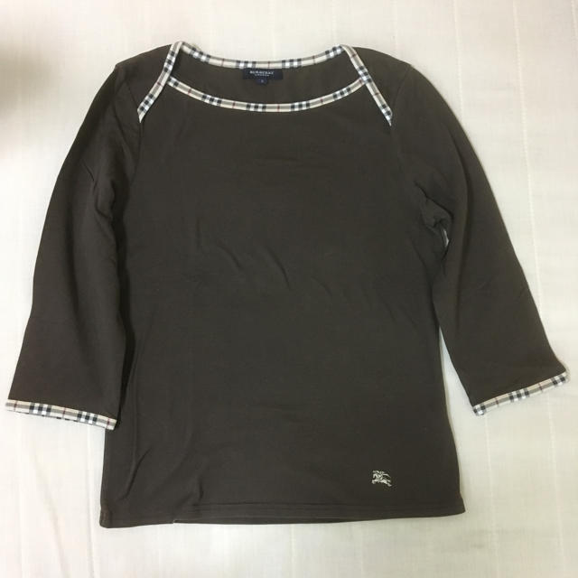 BURBERRY(バーバリー)のバーバリー ロンT ブラウン レディースのトップス(Tシャツ(長袖/七分))の商品写真