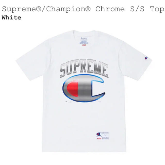 【新品XL】Supreme Champion Top 白 Tシャツ/カットソー(半袖/袖なし)