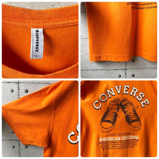 【激レア】 converse コンバース デカロゴ ビッグサイズ Tシャツ 3