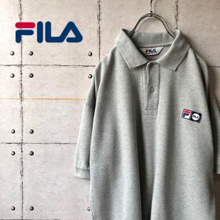 フィラ(FILA)の【激レア】 FIRA フィラ ワンポイントロゴ 刺繍ロゴ ポロシャツ(ポロシャツ)