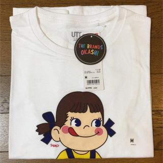 フジヤ(不二家)の【新品】お菓子 不二家ペコちゃん Ｔシャツ コラボ ユニクロ UT  Ｍサイズ(Tシャツ(半袖/袖なし))