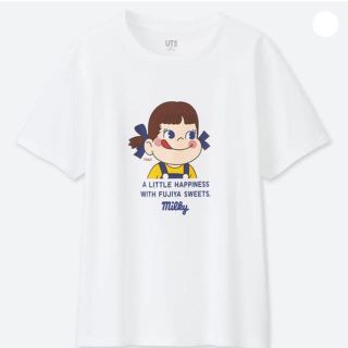 不二家 - 【新品】お菓子 不二家ペコちゃん Tシャツ コラボ ユニクロ