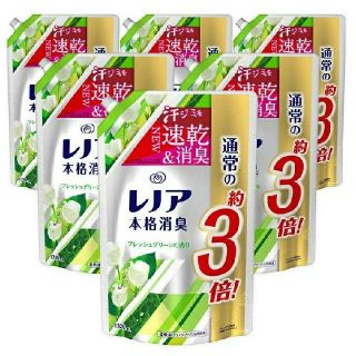 ピーアンドジー(P&G)のレノア フレッシュグリーンの香り 1320ml×6個(洗剤/柔軟剤)