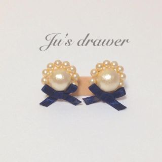 ▷コットンパール  クラシカル ピアス◁(ピアス)