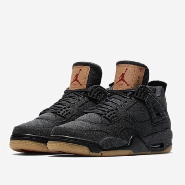 Levi’s × AIR JORDAN 4 Black denim写真参考