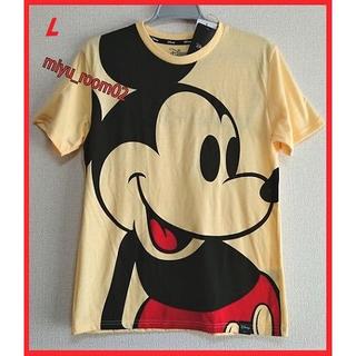 ミッキーマウス(ミッキーマウス)の【新品☆】Disney ミッキー Tシャツ(男女兼用)L(Tシャツ/カットソー(半袖/袖なし))