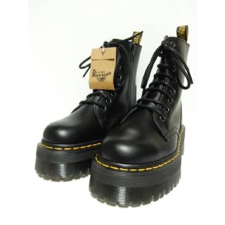 ドクターマーチン(Dr.Martens)の極上美品！2016AW限定！ドクターマーチンJADONダブルソール8ホール厚底(ブーツ)