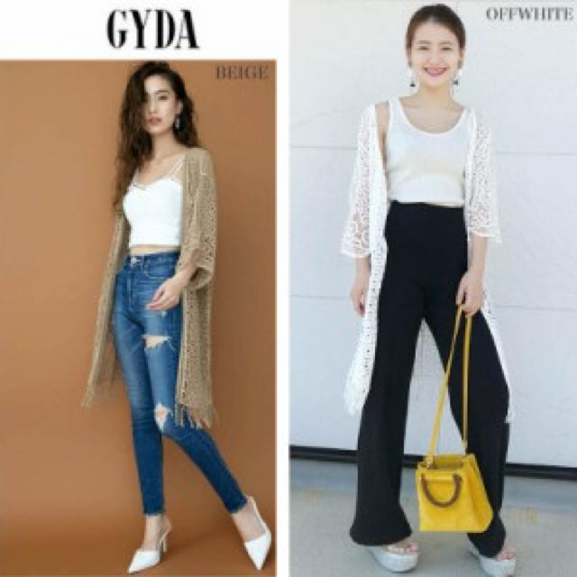 GYDA(ジェイダ)のGYDA♡クロシェニットカーディガン レディースのトップス(カーディガン)の商品写真