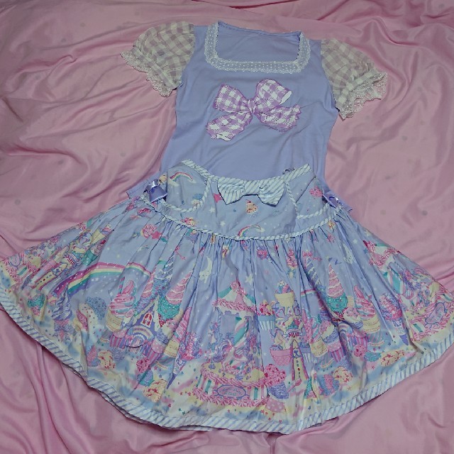 Angelic Pretty Milky Planetスカート カットソーセット