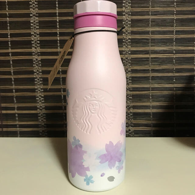 Starbucks Coffee(スターバックスコーヒー)のスターバックス さくら 2019 ロゴボトル 新品・未使用 チケ無し インテリア/住まい/日用品のキッチン/食器(タンブラー)の商品写真