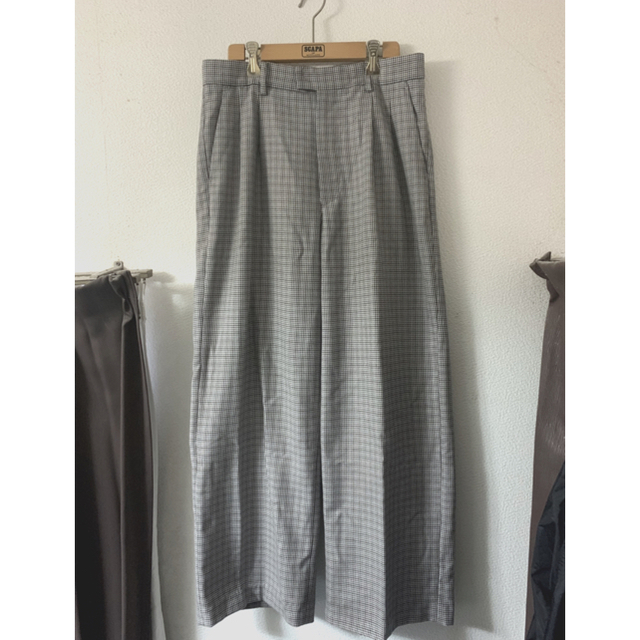 CLANE GUN CLUB CHECK WIDE SLACKS PANTS メンズのパンツ(スラックス)の商品写真