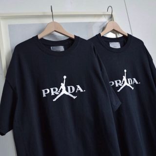 イズネス(is-ness)のprada jordan ビッグTシャツ ロゴ 別注 限定 代々木上原(Tシャツ/カットソー(半袖/袖なし))