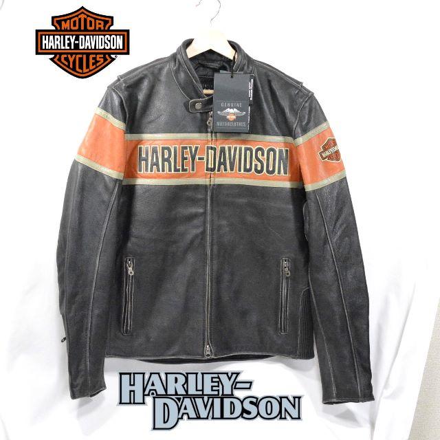 Harley Davidson - 【新品・正規品・本革】ハーレーダビッドソン レザージャケット メンズの通販 by lowkey's