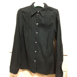 アンドゥムルメステール(Ann Demeulemeester)のAnn Demeulemeester　黒シャツ(シャツ)